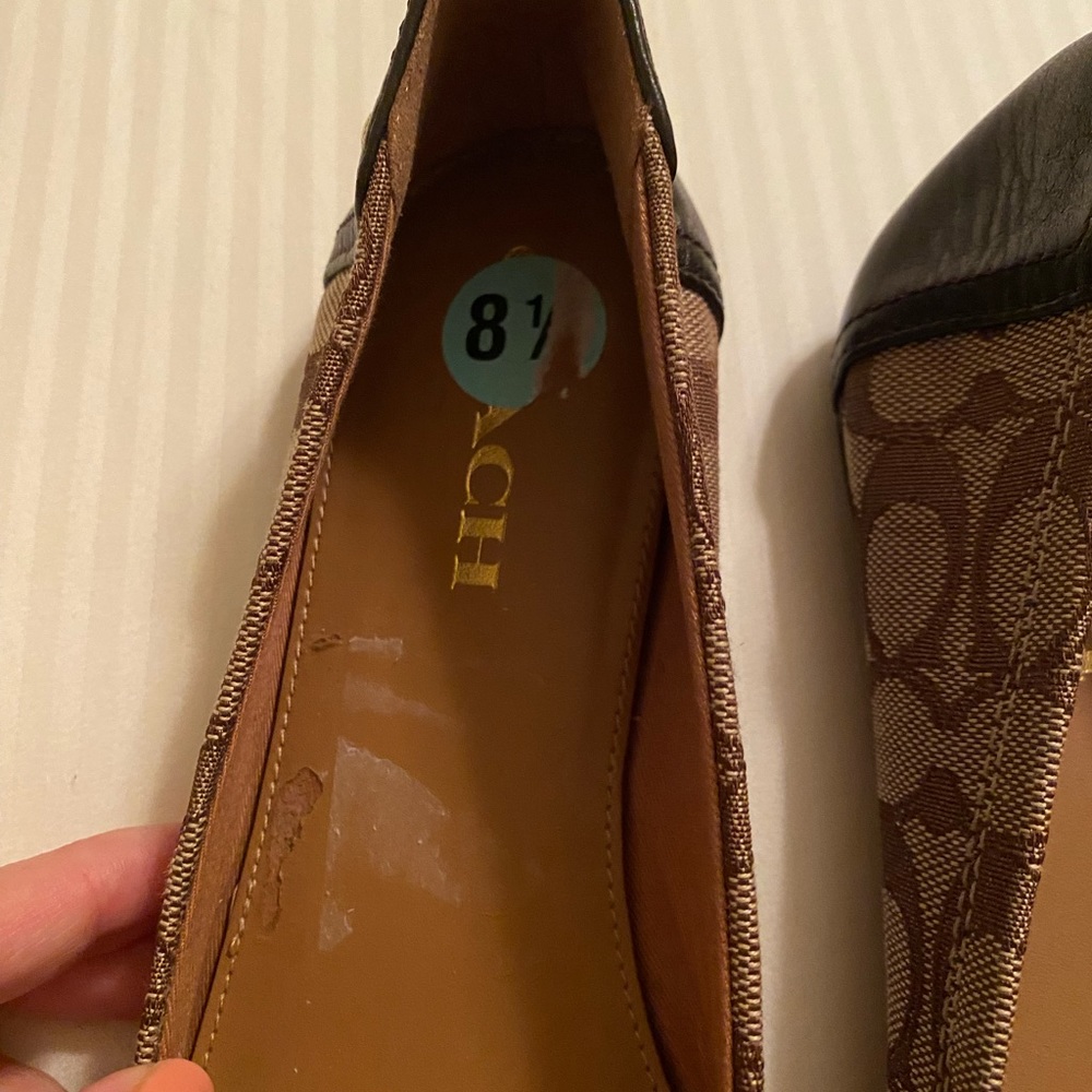 Coach flats 🥿🌷🥰 Size 8 1/2 - Picture 5 of 10